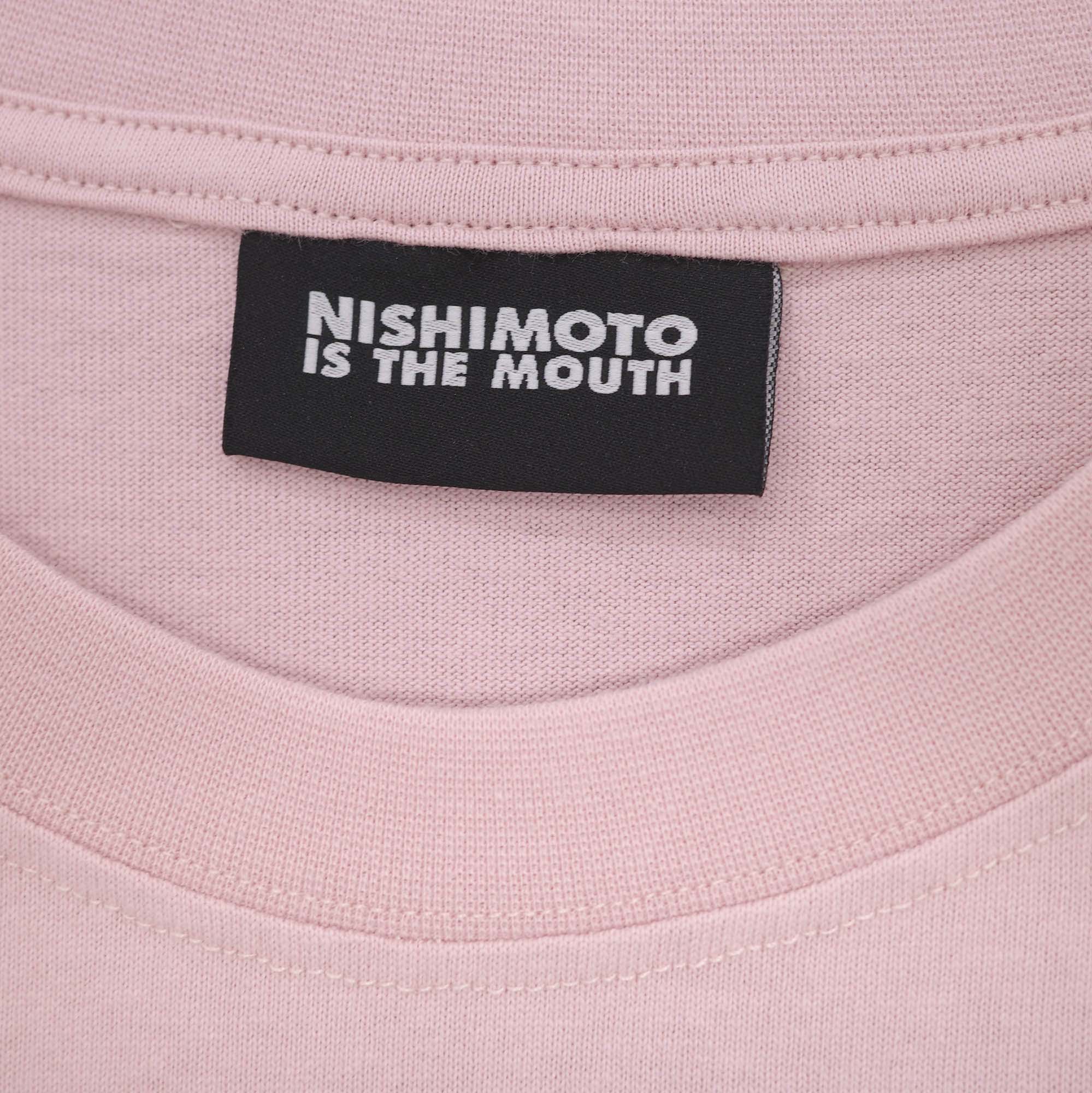 NISHIMOTO IS THE MOUTH S/S TEE NIM-L11CM SMOKE PINK