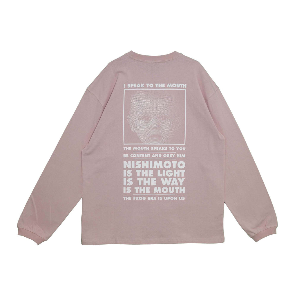 NISHIMOTO IS THE MOUTH L/S TEE NIM-L12CM SMOKE PINK