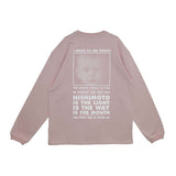 NISHIMOTO IS THE MOUTH L/S TEE NIM-L12CM SMOKE PINK