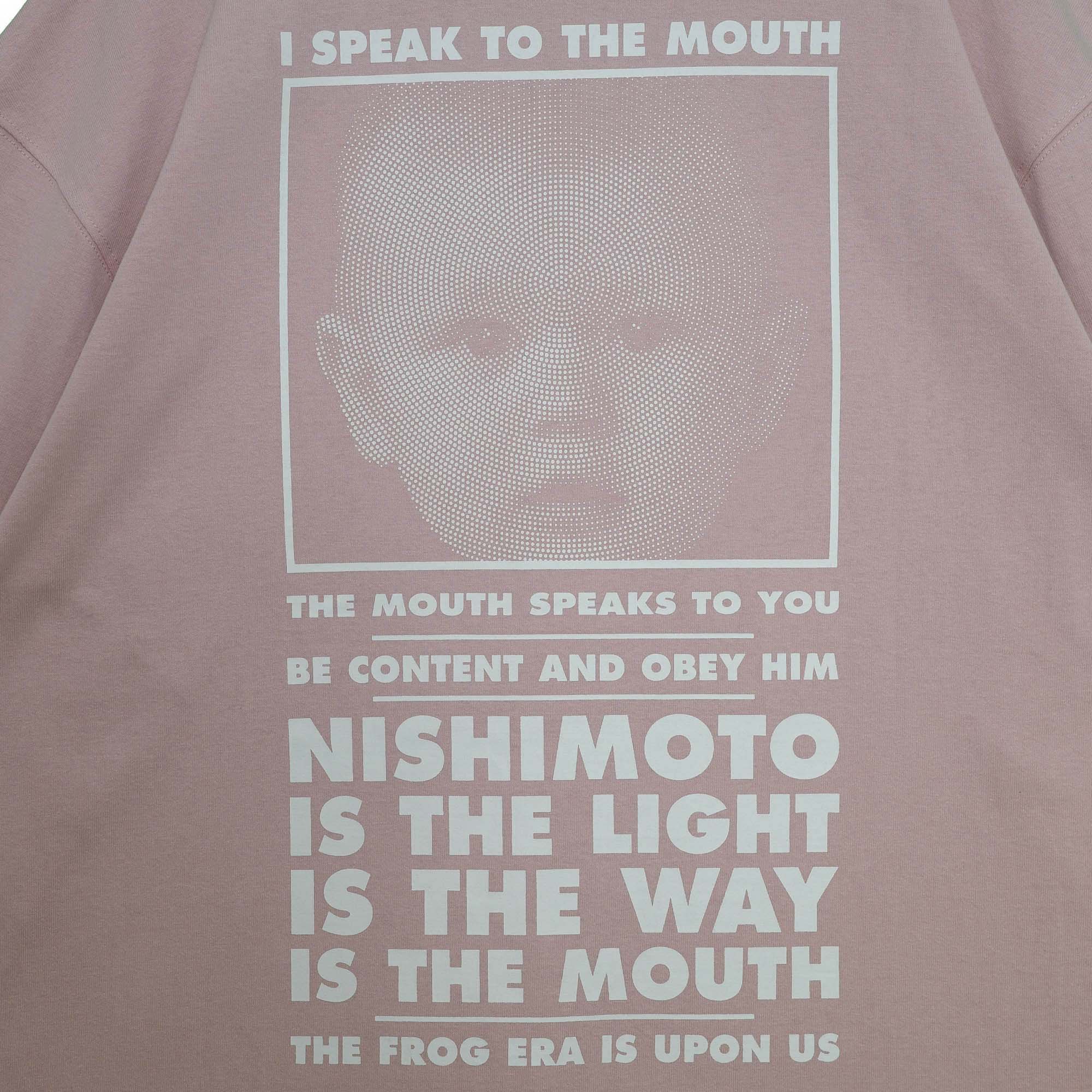 NISHIMOTO IS THE MOUTH L/S TEE NIM-L12CM SMOKE PINK