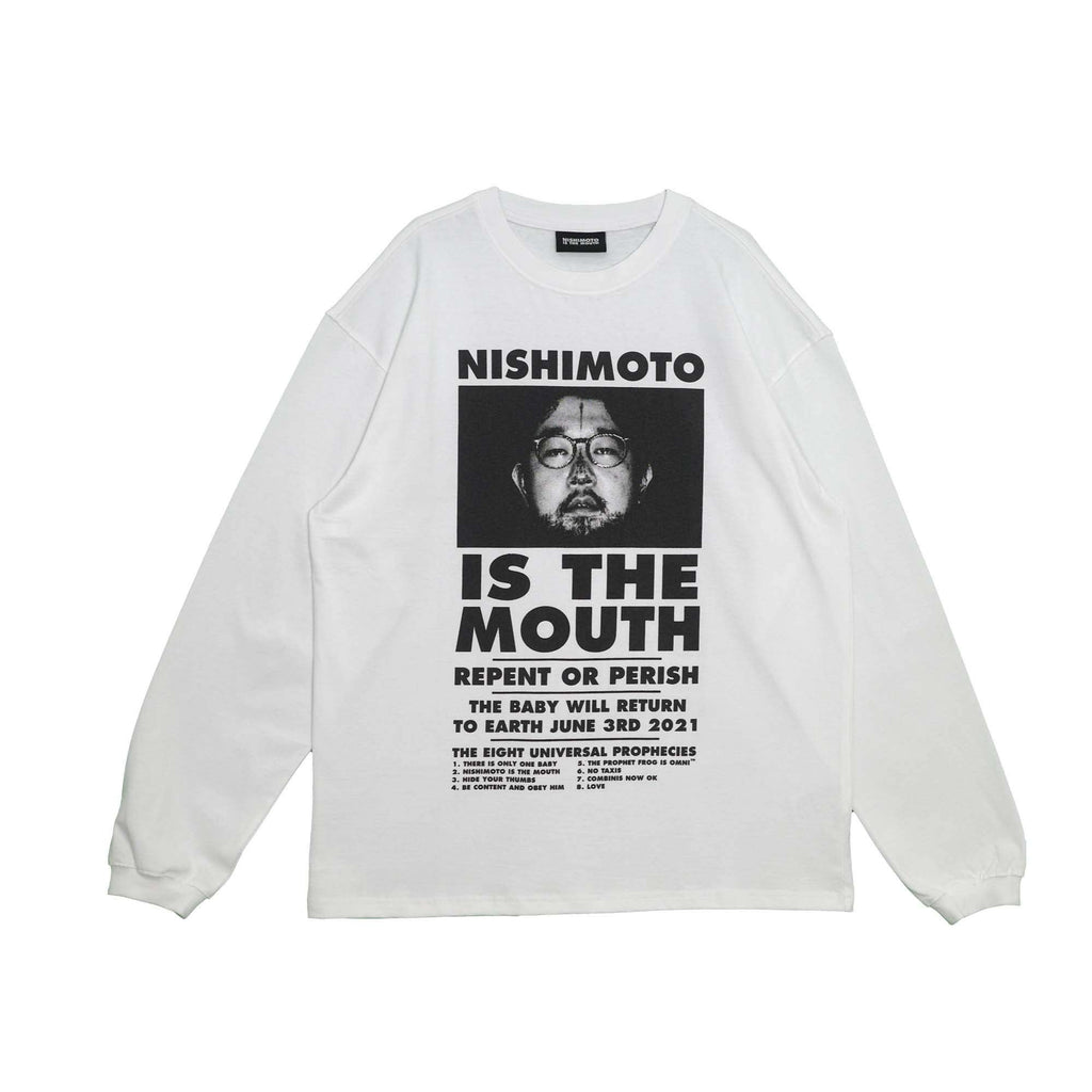 NISHIMOTO IS THE MOUTH L/S TEE NIM-L12CM WHITE