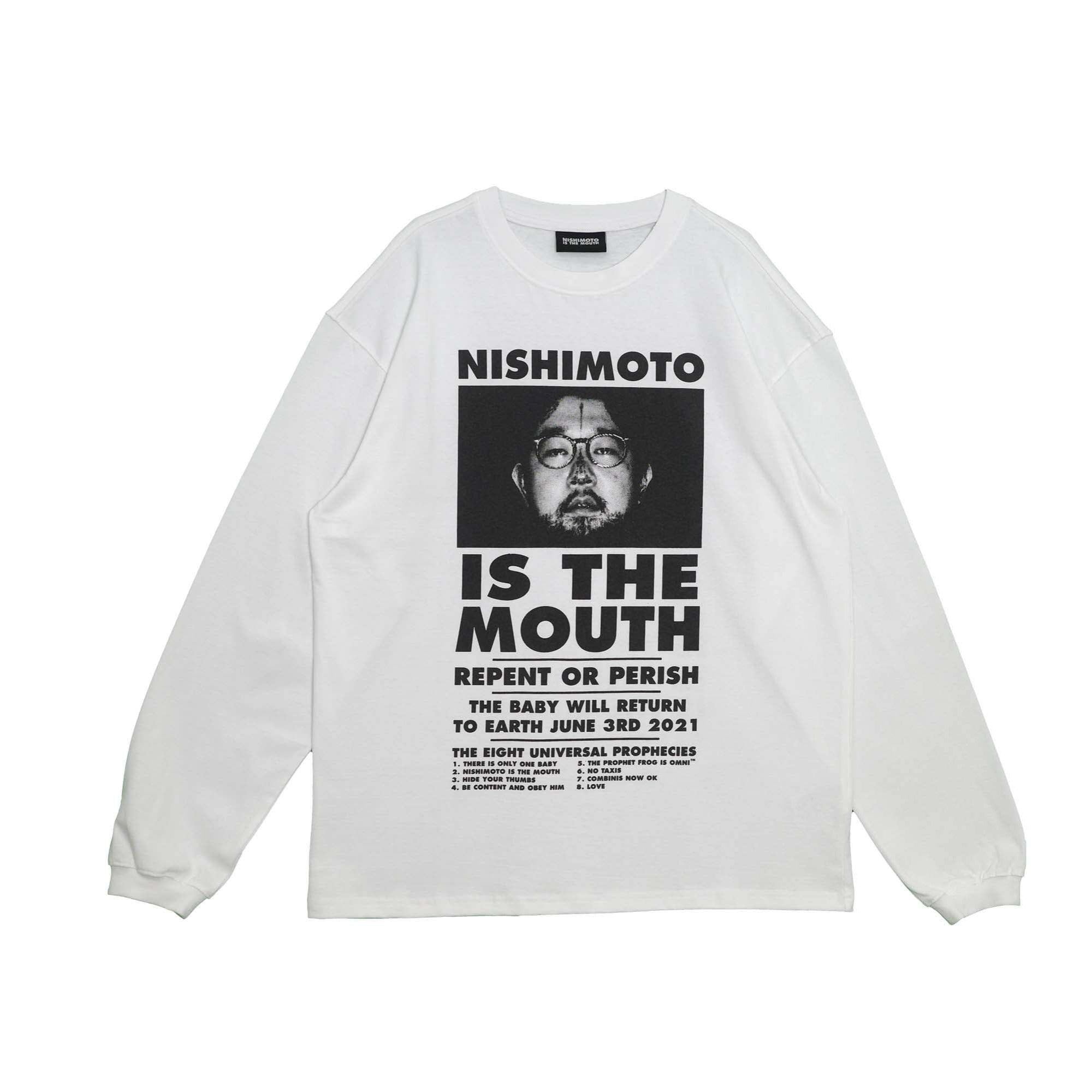 NISHIMOTO IS THE MOUTH L/S TEE NIM-L12CM WHITE