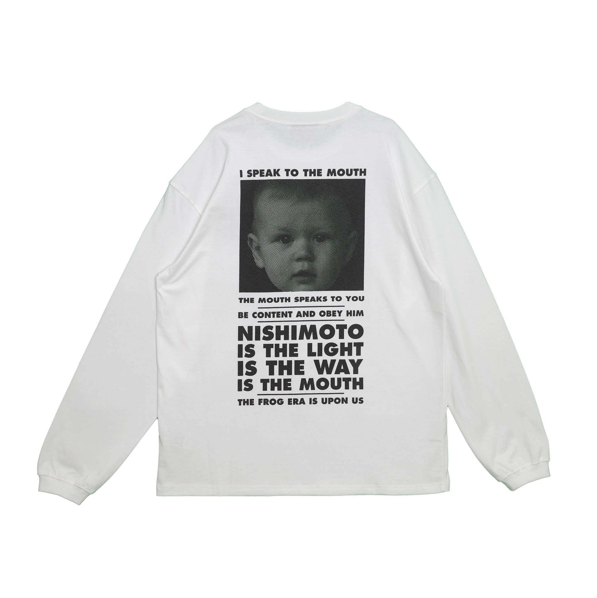 NISHIMOTO IS THE MOUTH L/S TEE NIM-L12CM WHITE
