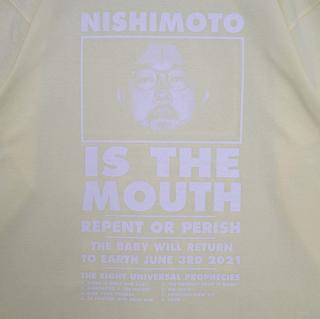 NISHIMOTO IS THE MOUTH L/S TEE NIM-L12CM LIGHT YELLOW