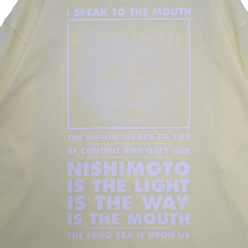 NISHIMOTO IS THE MOUTH L/S TEE NIM-L12CM LIGHT YELLOW
