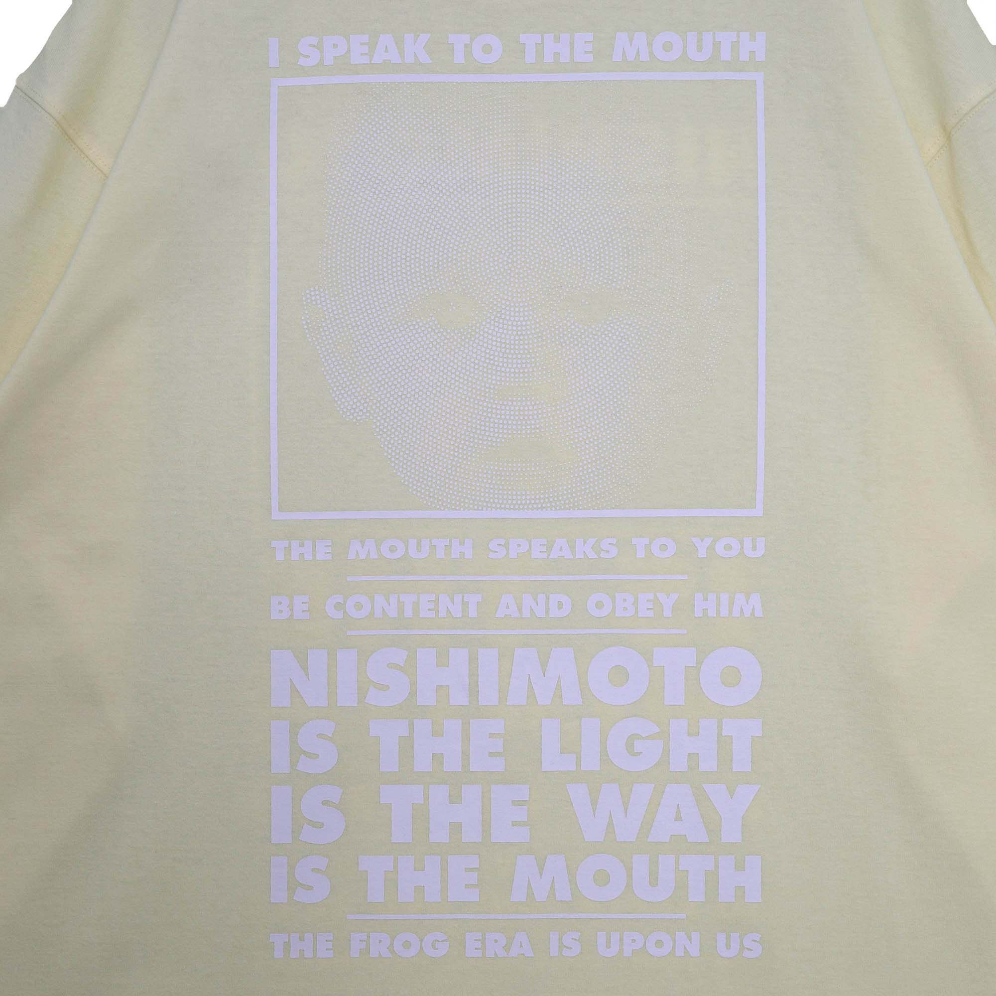 NISHIMOTO IS THE MOUTH L/S TEE NIM-L12CM LIGHT YELLOW