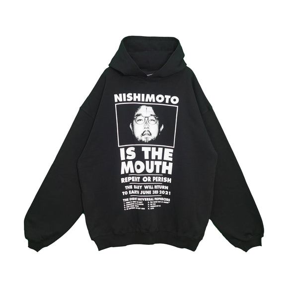 NISHIMOTO IS THE MOUTH SWEAT HOODIE NIM-L13CM BLACK
