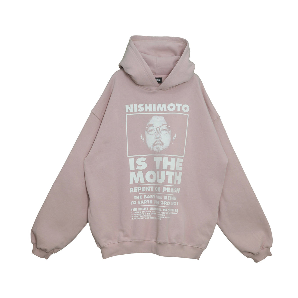NISHIMOTO IS THE MOUTH SWEAT HOODIE NIM-L13CM SMOKE PINK