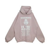 NISHIMOTO IS THE MOUTH SWEAT HOODIE NIM-L13CM SMOKE PINK