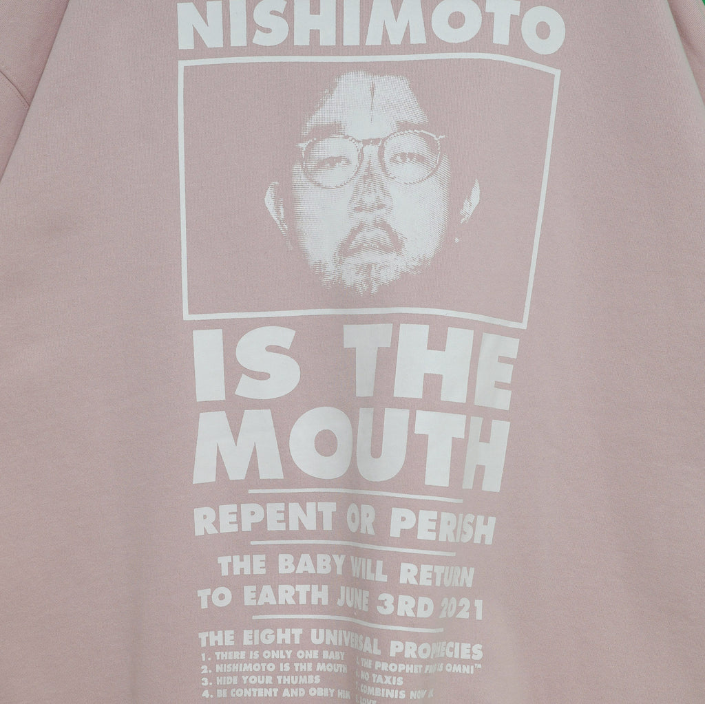 NISHIMOTO IS THE MOUTH SWEAT HOODIE NIM-L13CM SMOKE PINK