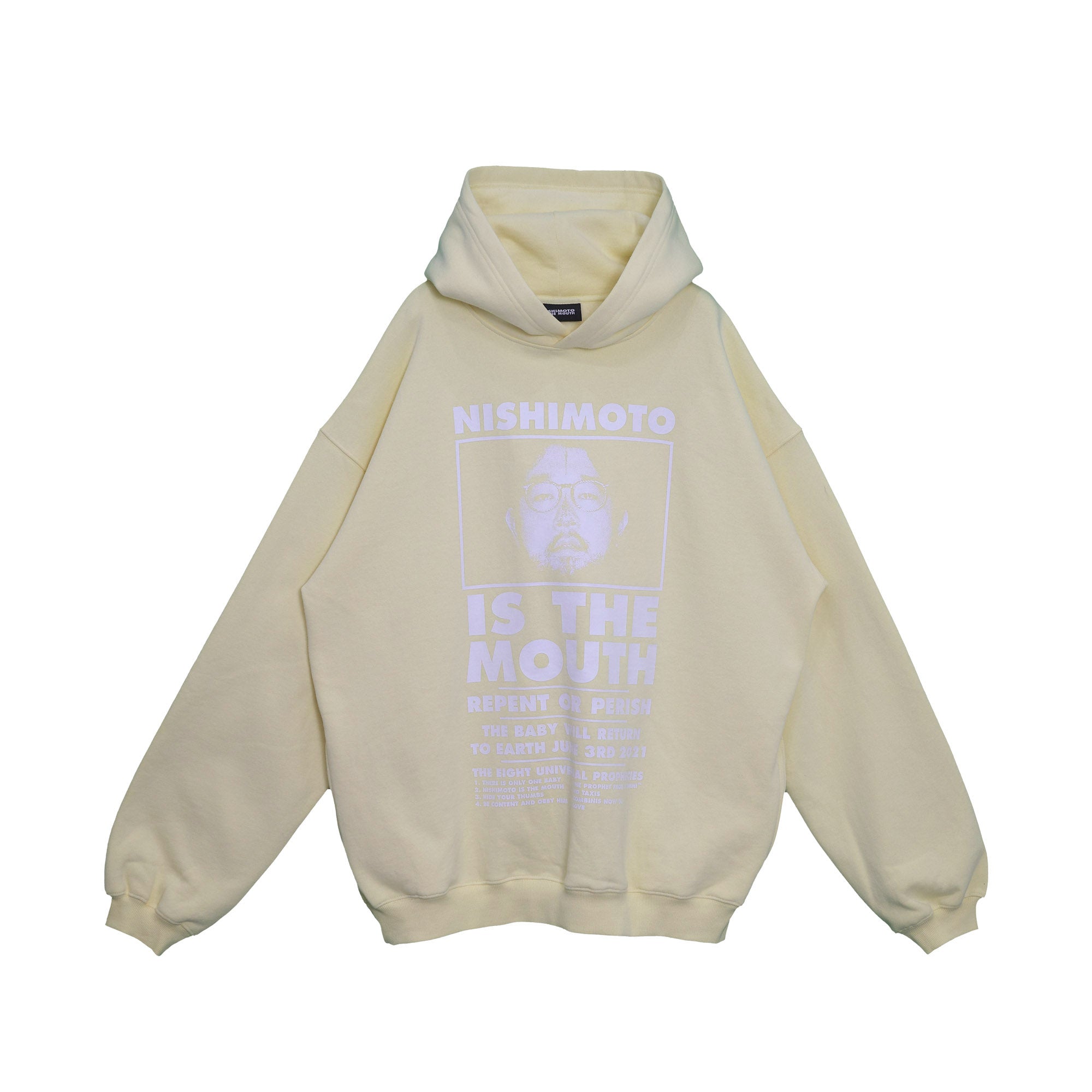 NISHIMOTO IS THE MOUTH SWEAT HOODIE NIM-L13CM LIGHT YELLOW