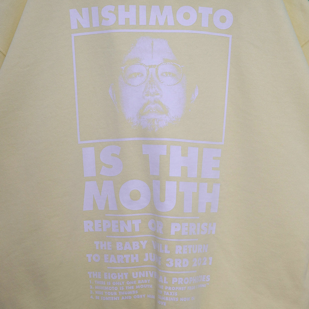 NISHIMOTO IS THE MOUTH SWEAT HOODIE NIM-L13CM LIGHT YELLOW