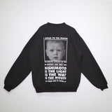 NISHIMOTO IS THE MOUTH NEW CLASSIC SWEAT SHIRTS NIM-L14CN BLACK