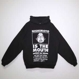 [Scheduled for delivery in mid-August] NISHIMOTO IS THE MOUTH CLASSIC SWEAT HOODIE NIM-L13CN BLACK