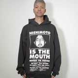 [Scheduled for delivery in mid-August] NISHIMOTO IS THE MOUTH CLASSIC SWEAT HOODIE NIM-L13CN BLACK