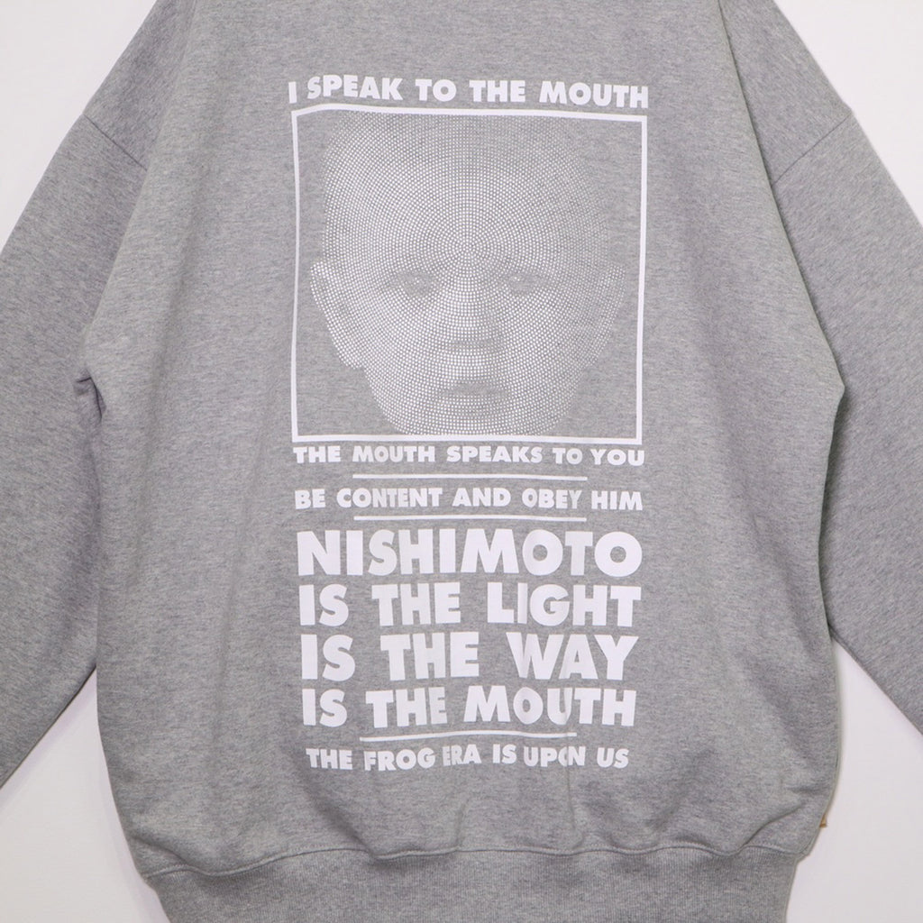 NISHIMOTO IS THE MOUTH NEW CLASSIC SWEAT SHIRTS NIM-L14CN GREY