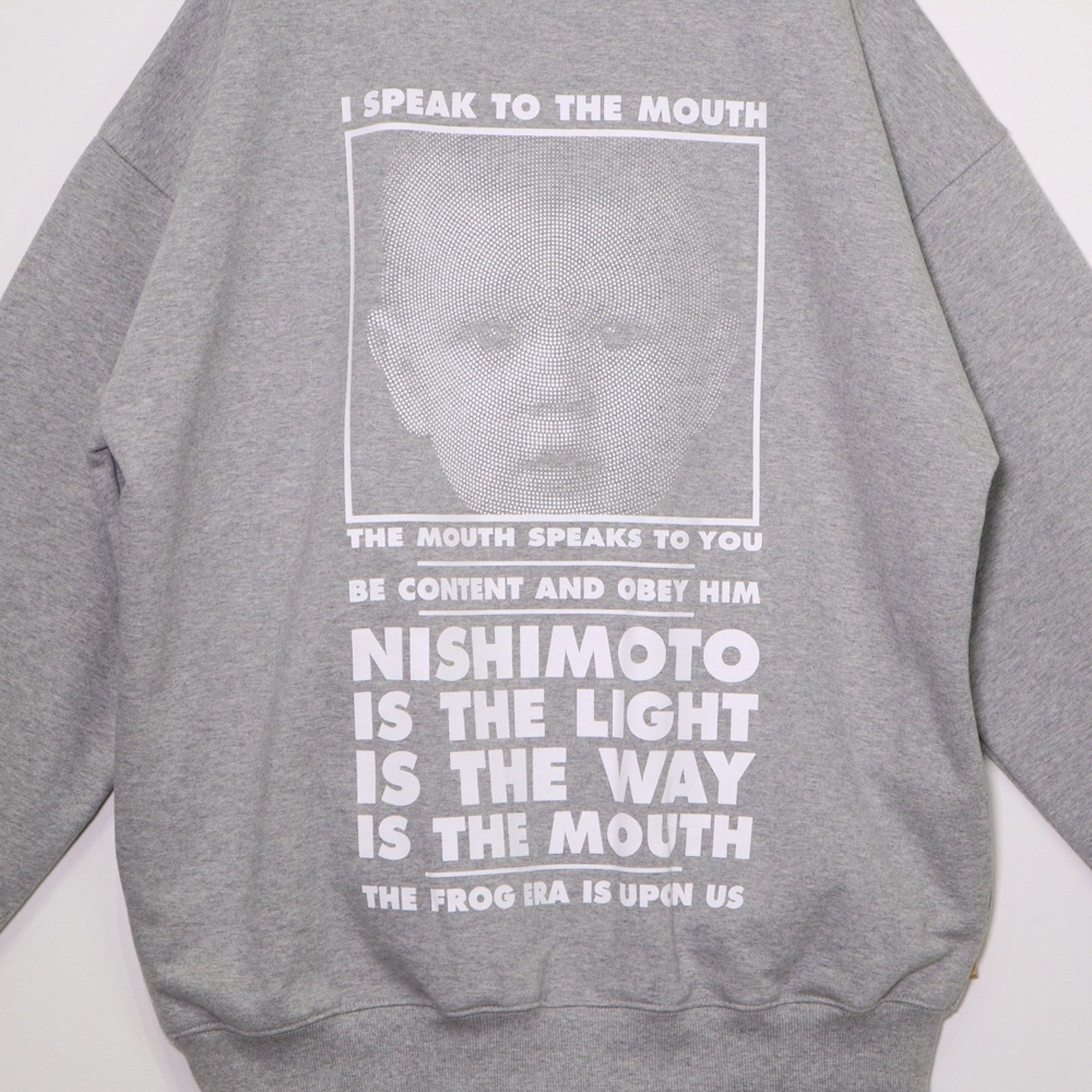 NISHIMOTO IS THE MOUTH NEW CLASSIC SWEAT SHIRTS NIM-L14CN GREY