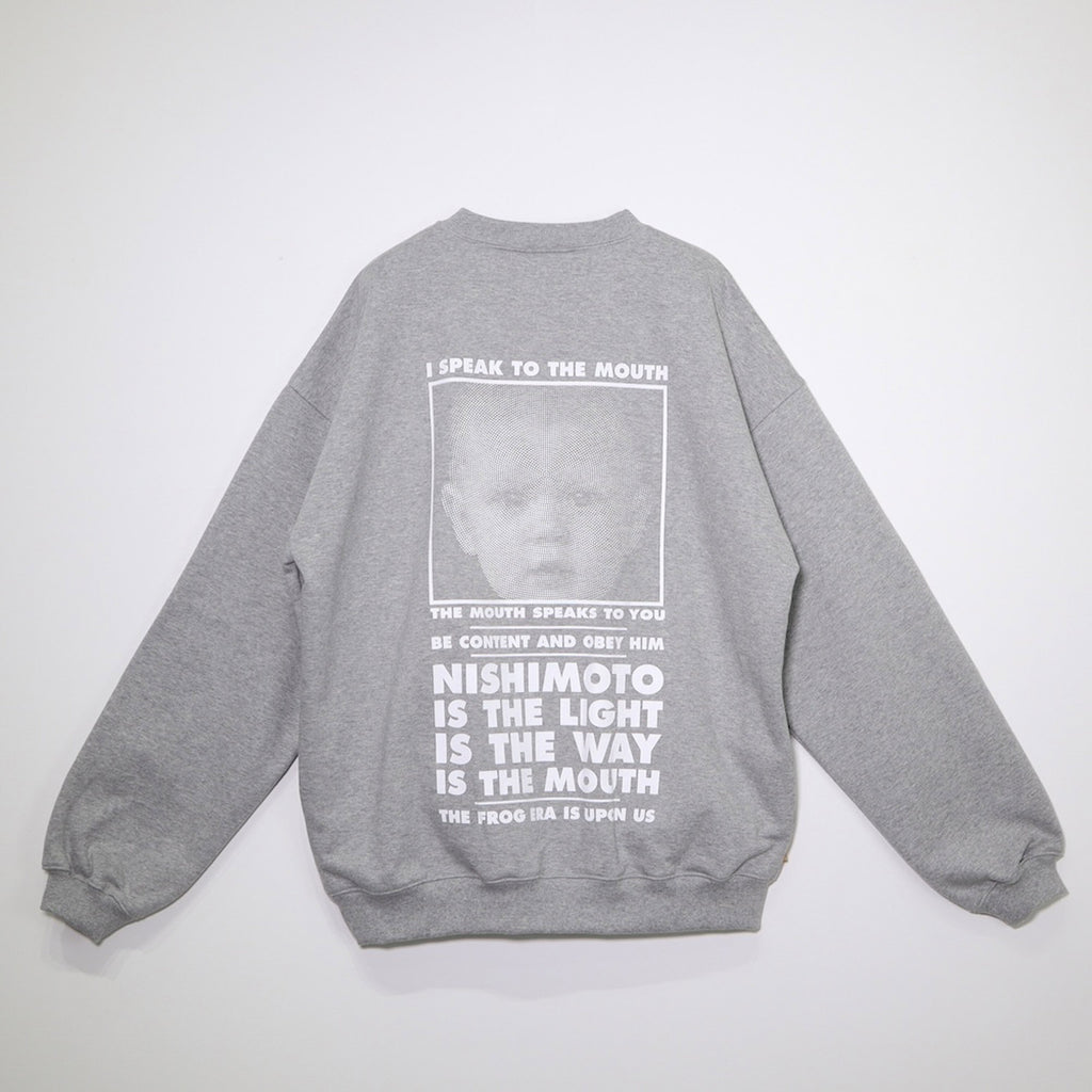 NISHIMOTO IS THE MOUTH NEW CLASSIC SWEAT SHIRTS NIM-L14CN GREY