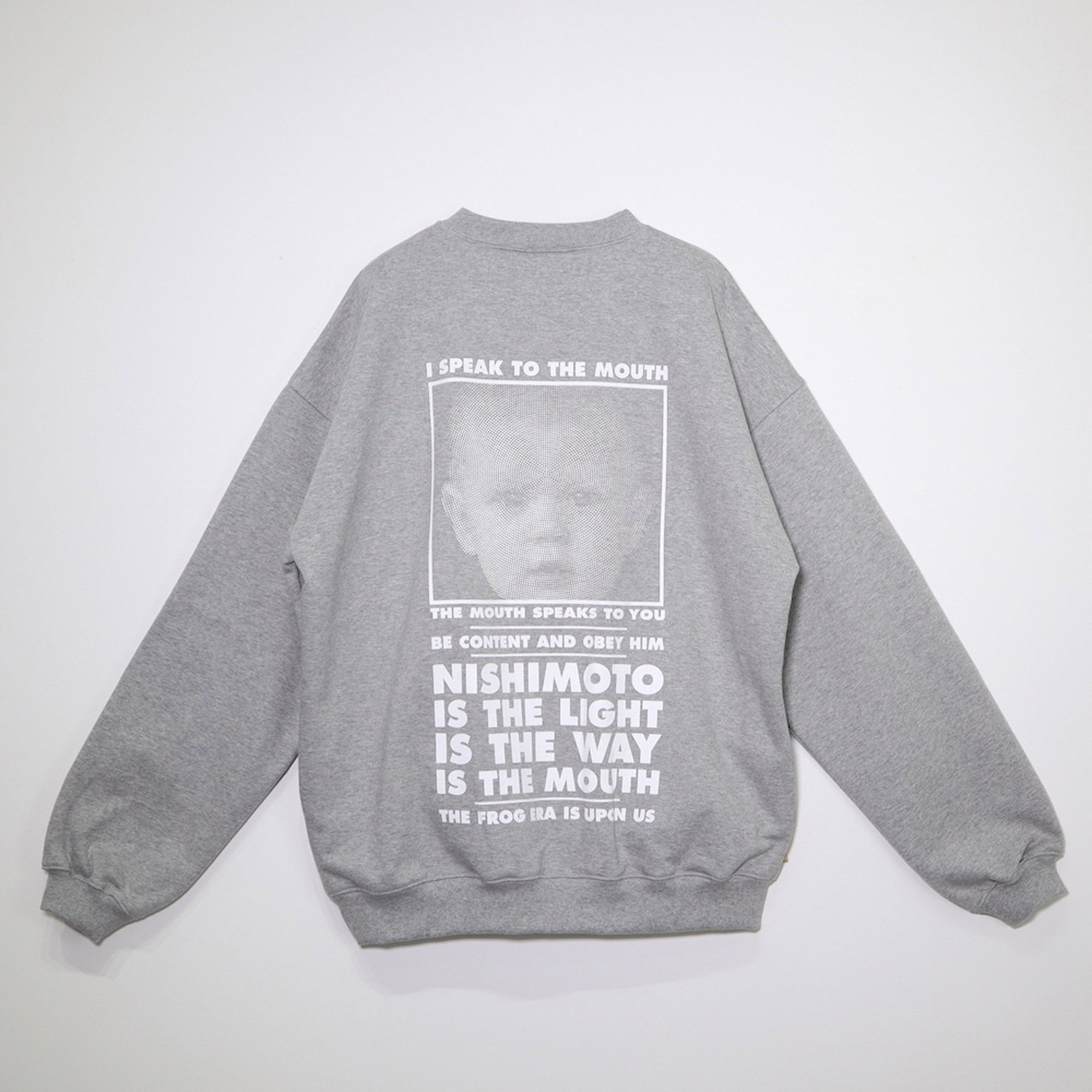 NISHIMOTO IS THE MOUTH NEW CLASSIC SWEAT SHIRTS NIM-L14CN GREY