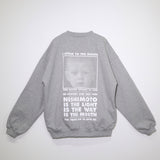 [Scheduled for delivery in mid-August] NISHIMOTO IS THE MOUTH CLASSIC SWEAT SHIRTS NIM-L14CN GREY