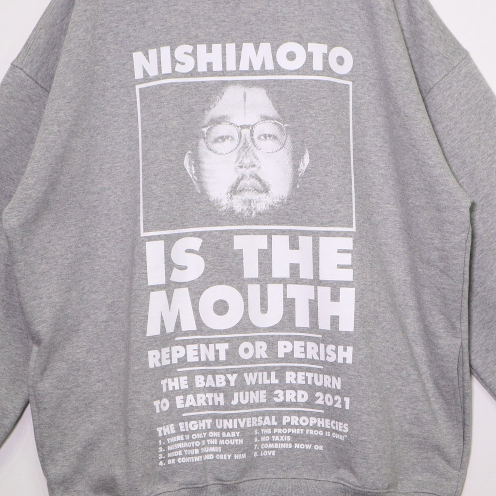 NISHIMOTO IS THE MOUTH NEW CLASSIC SWEAT SHIRTS NIM-L14CN GREY