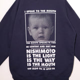 [Scheduled for delivery in mid-August] NISHIMOTO IS THE MOUTH CLASSIC SWEAT SHIRTS NIM-L14CN NAVY