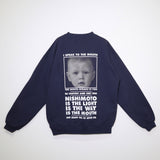 NISHIMOTO IS THE MOUTH NEW CLASSIC SWEAT SHIRTS NIM-L14CN NAVY