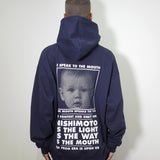 NISHIMOTO IS THE MOUTH NEW CLASSIC SWEAT HOODIE NIM-L13CN NAVY