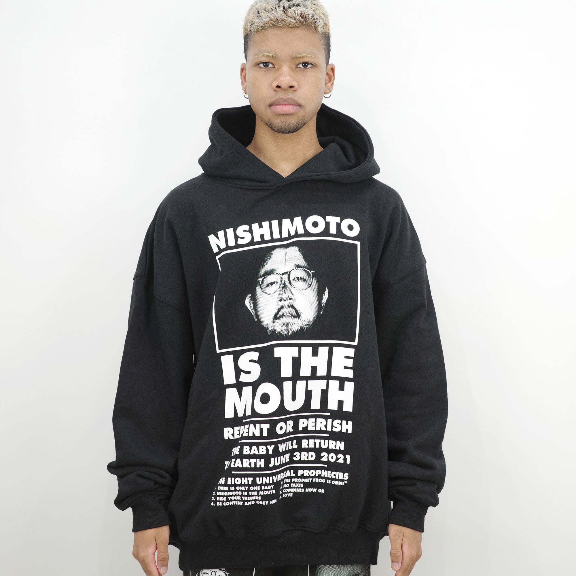 NISHIMOTO IS THE MOUTH CLASSIC SWEAT HOODIE NIM-L13C BLACK – COMMON BASE