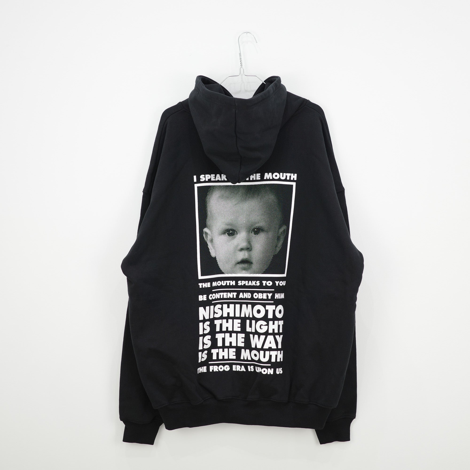 NISHIMOTO IS THE MOUTH CLASSIC SWEAT HOODIE NIM-L13C BLACK 