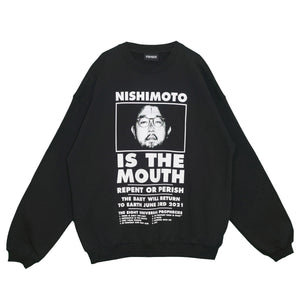 NISHIMOTO IS THE MOUTH SWEATSHIRT NIM-L14CM BLACK