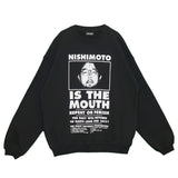 NISHIMOTO IS THE MOUTH SWEATSHIRT NIM-L14CM BLACK