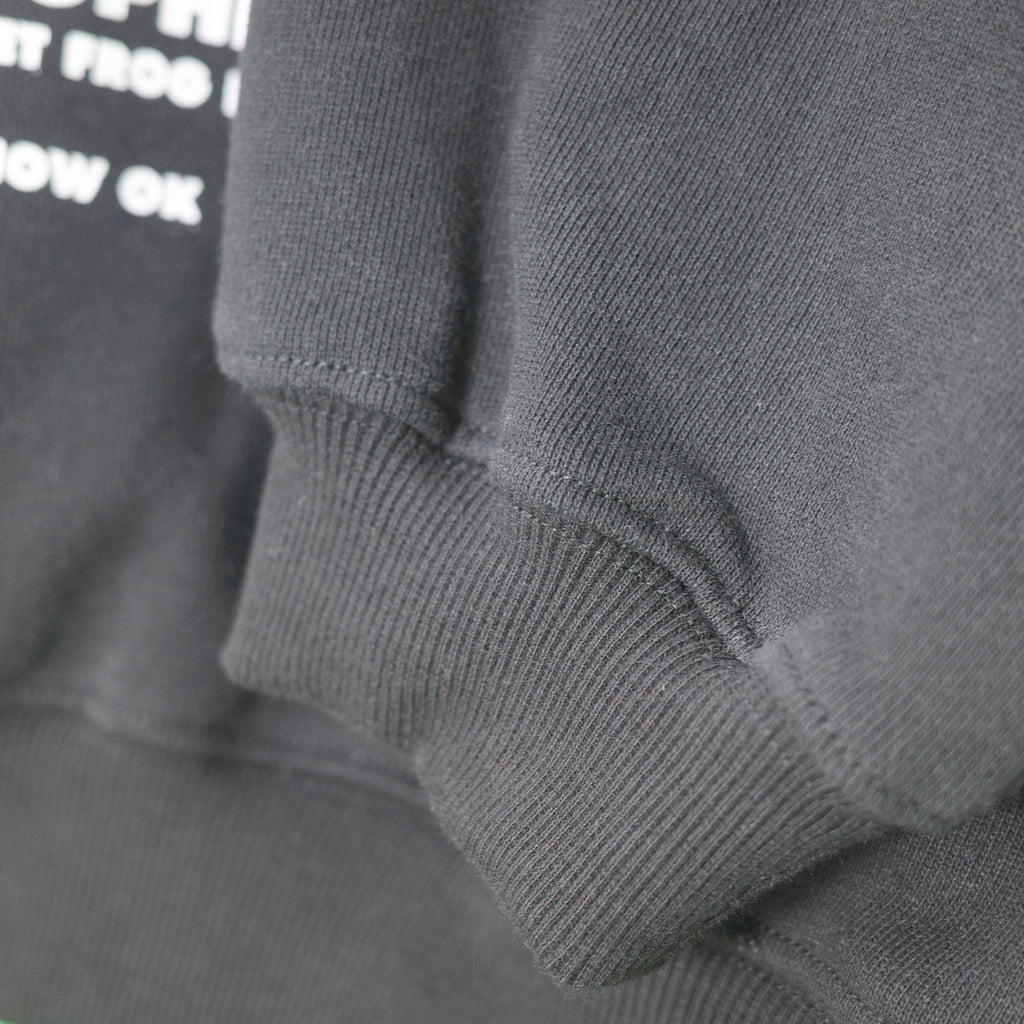 NISHIMOTO IS THE MOUTH SWEATSHIRT NIM-L14CM BLACK