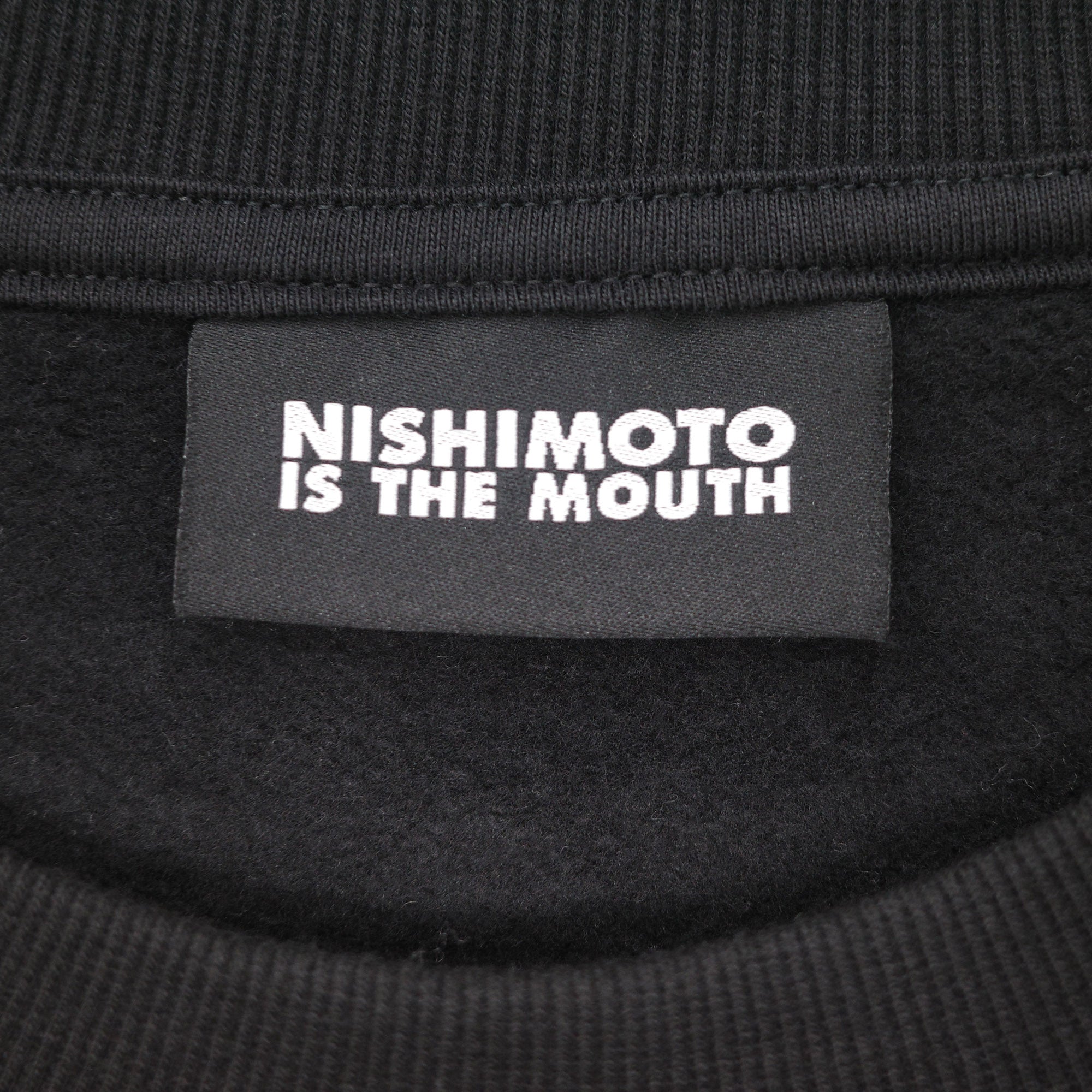 NISHIMOTO IS THE MOUTH SWEATSHIRT NIM-L14CM BLACK
