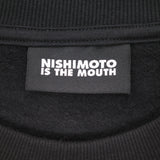NISHIMOTO IS THE MOUTH SWEATSHIRT NIM-L14CM BLACK
