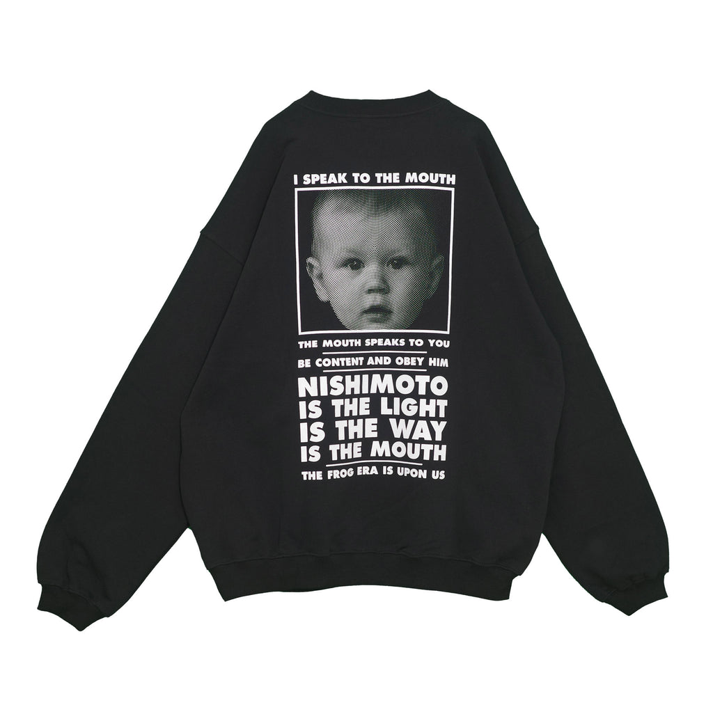 NISHIMOTO IS THE MOUTH SWEATSHIRT NIM-L14CM BLACK