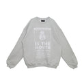 NISHIMOTO IS THE MOUTH SWEATSHIRT NIM-L14CM LIGHT HEATHER GREY