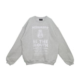 NISHIMOTO IS THE MOUTH SWEATSHIRT NIM-L14CM LIGHT HEATHER GREY