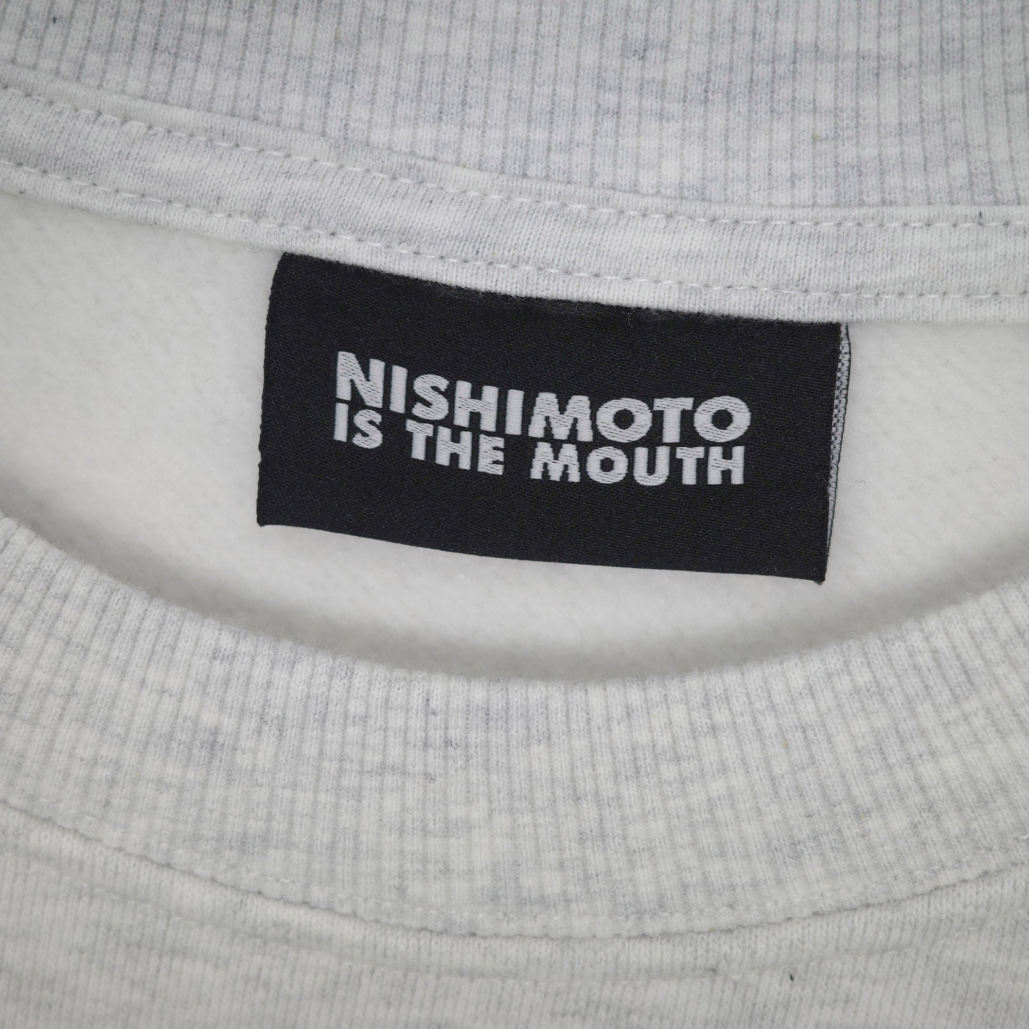 NISHIMOTO IS THE MOUTH SWEATSHIRT NIM-L14CM LIGHT HEATHER GREY
