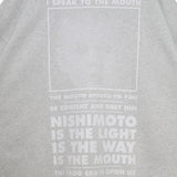 NISHIMOTO IS THE MOUTH SWEAT HOODIE NIM-L13CM LIGHT HEATHER GREY