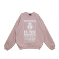 NISHIMOTO IS THE MOUTH SWEATSHIRT NIM-L14CM SMOKE PINK