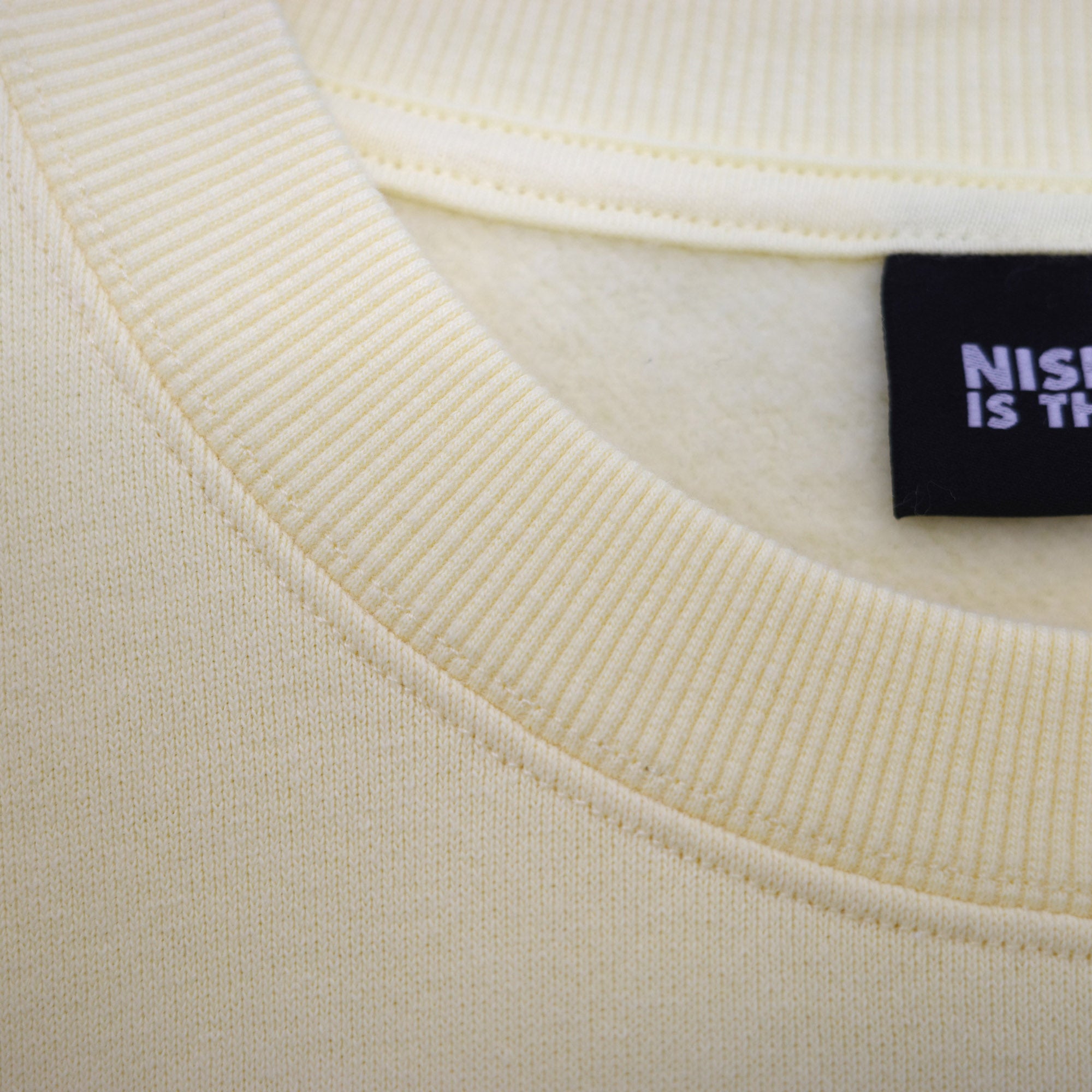 NISHIMOTO IS THE MOUTH SWEATSHIRT NIM-L14CM LIGHT YELLOW