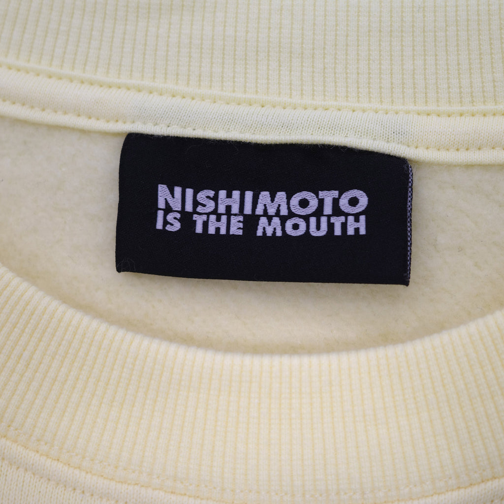 NISHIMOTO IS THE MOUTH SWEATSHIRT NIM-L14CM LIGHT YELLOW