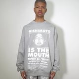 [Scheduled for delivery in mid-August] NISHIMOTO IS THE MOUTH CLASSIC SWEAT SHIRTS NIM-L14CN GREY