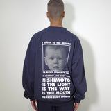 NISHIMOTO IS THE MOUTH NEW CLASSIC SWEAT SHIRTS NIM-L14CN NAVY