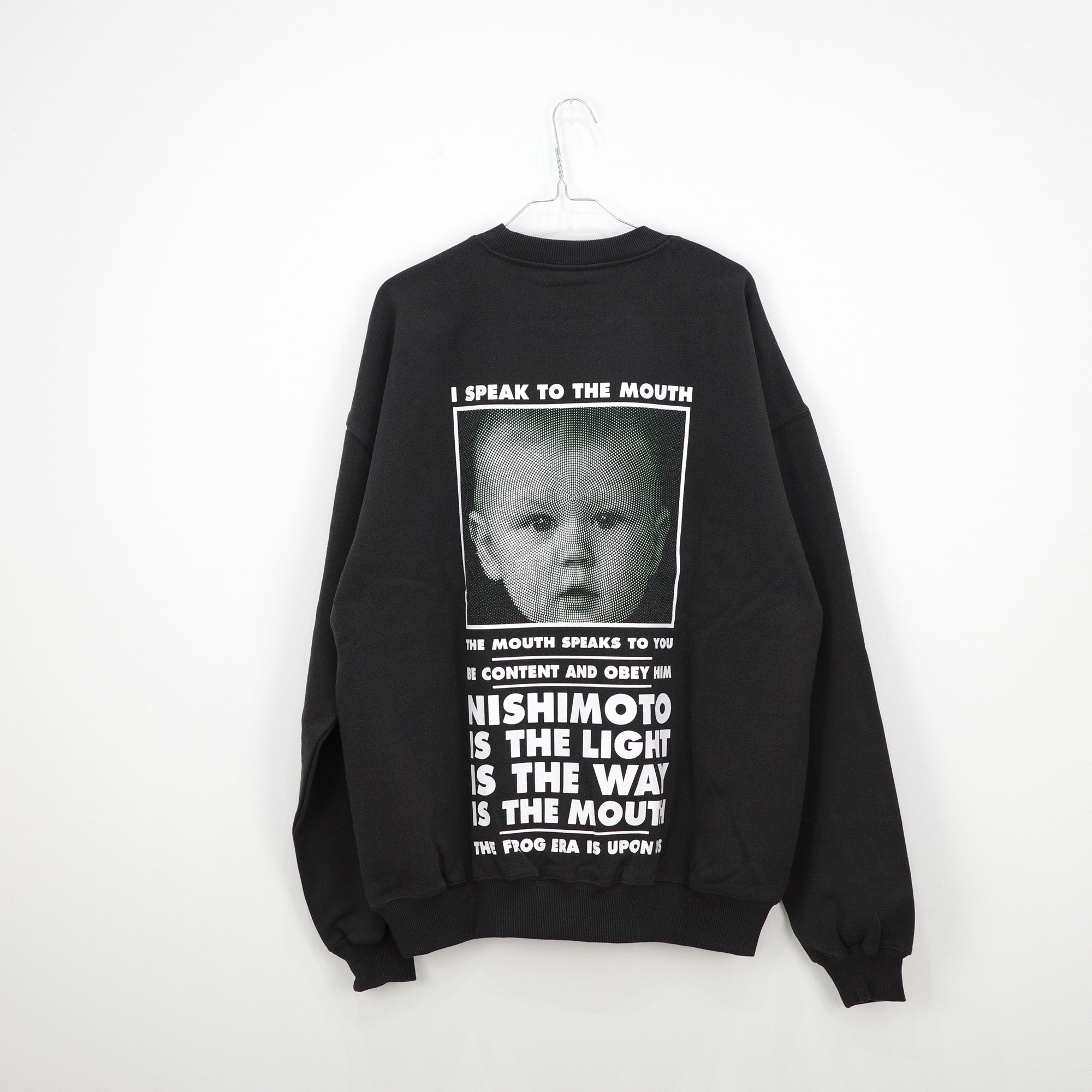 NISHIMOTO IS THE MOUTH CLASSIC SWEAT SHIRTS NIM-L14C BLACK