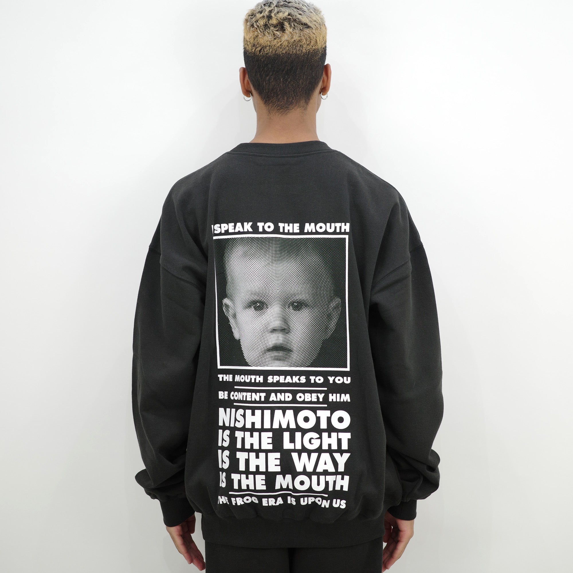 NISHIMOTO IS THE MOUTH CLASSIC SWEAT SHIRTS NIM-L14C BLACK