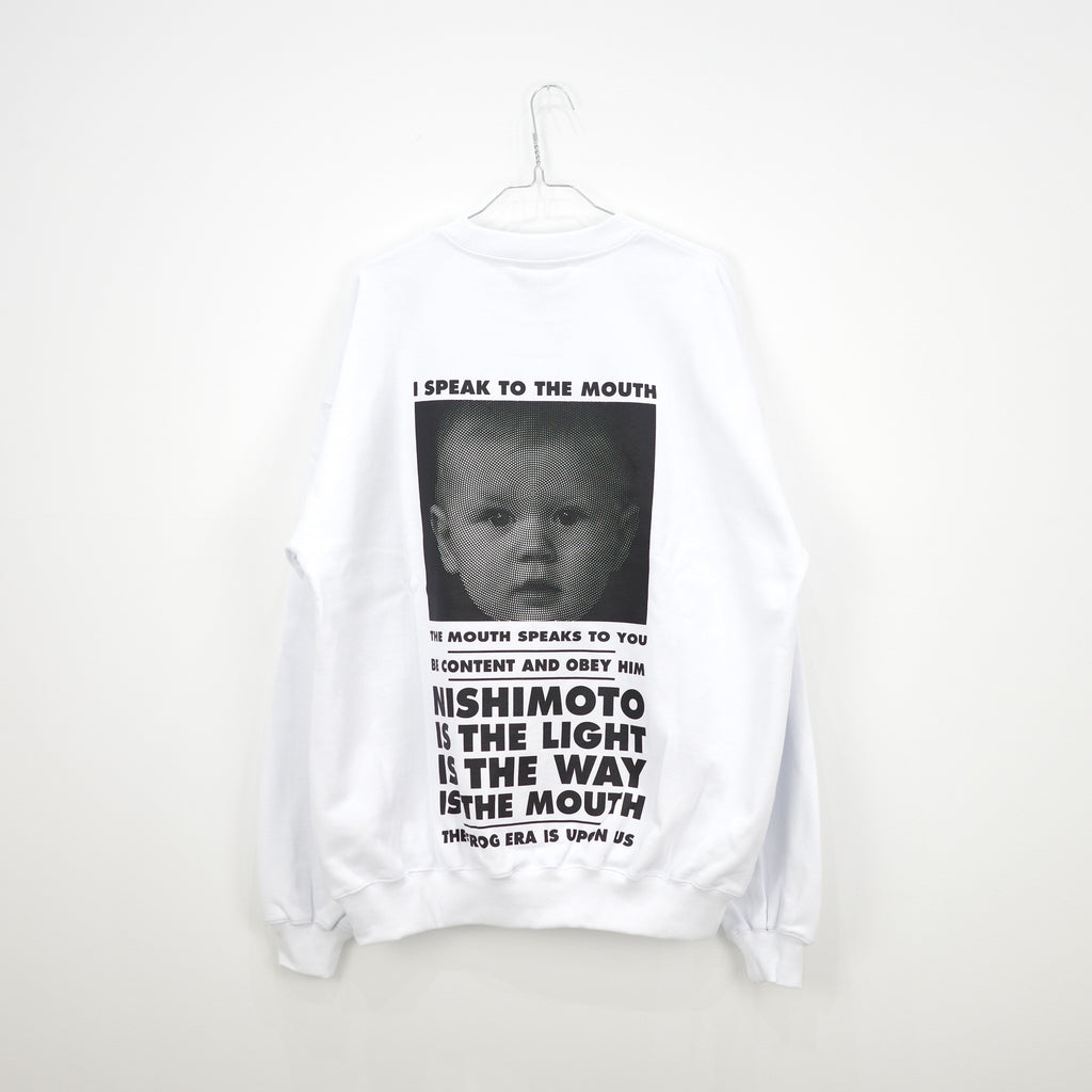 NISHIMOTO IS THE MOUTH CLASSIC SWEAT SHIRTS NIM-L14C WHITE