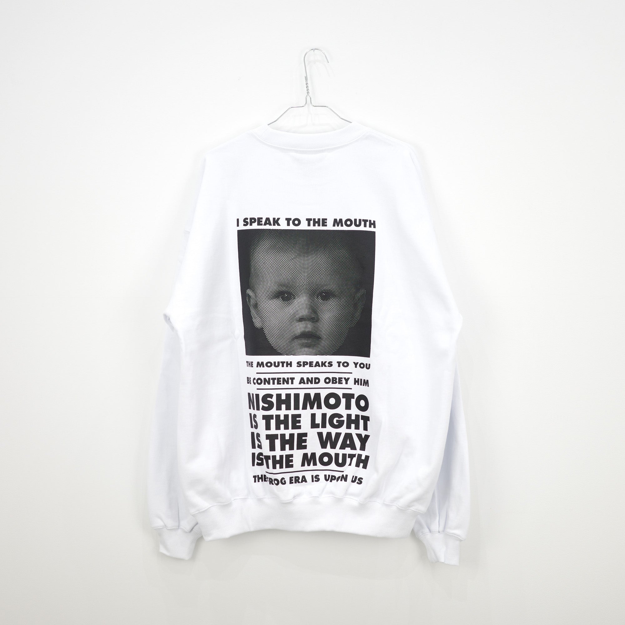 NISHIMOTO IS THE MOUTH CLASSIC SWEAT SHIRTS NIM-L14C WHITE