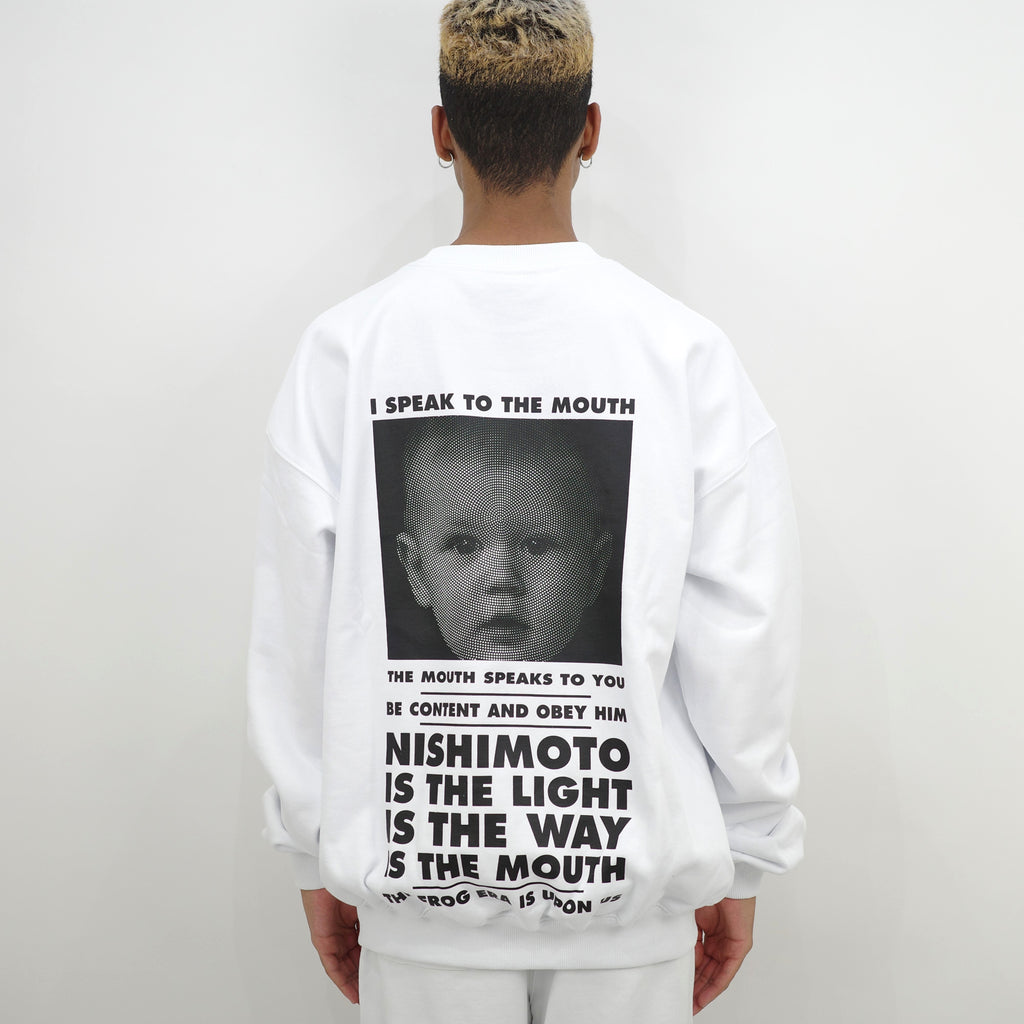 NISHIMOTO IS THE MOUTH CLASSIC SWEAT SHIRTS NIM-L14C WHITE